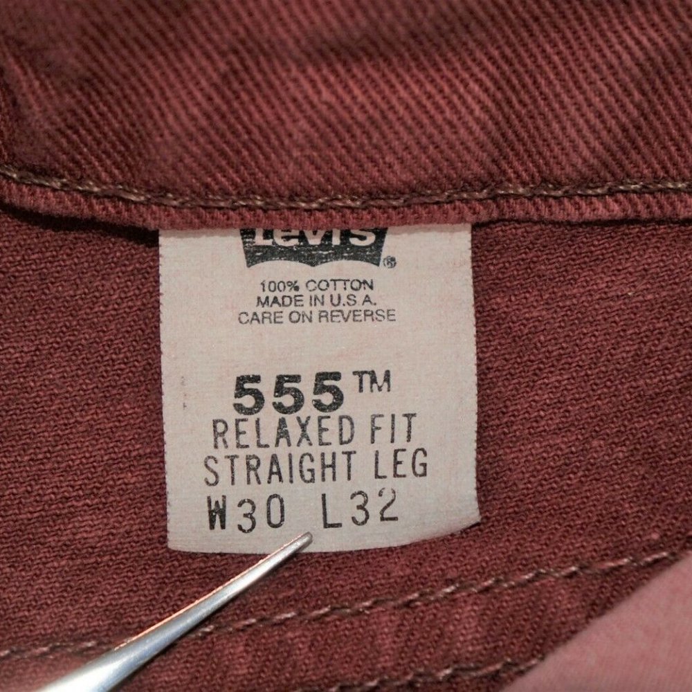 Vintage Levis 555 Jeans Relaxed Straight USA‎ - Picture 7 of 8